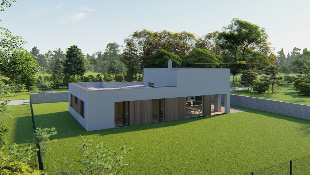 BLANKA 4-izbový bungalov s plochou strechou