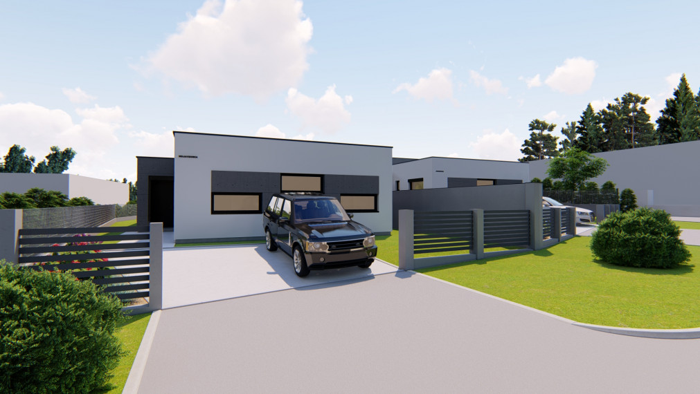 TINA 4-izbový bungalov s plochou strechou