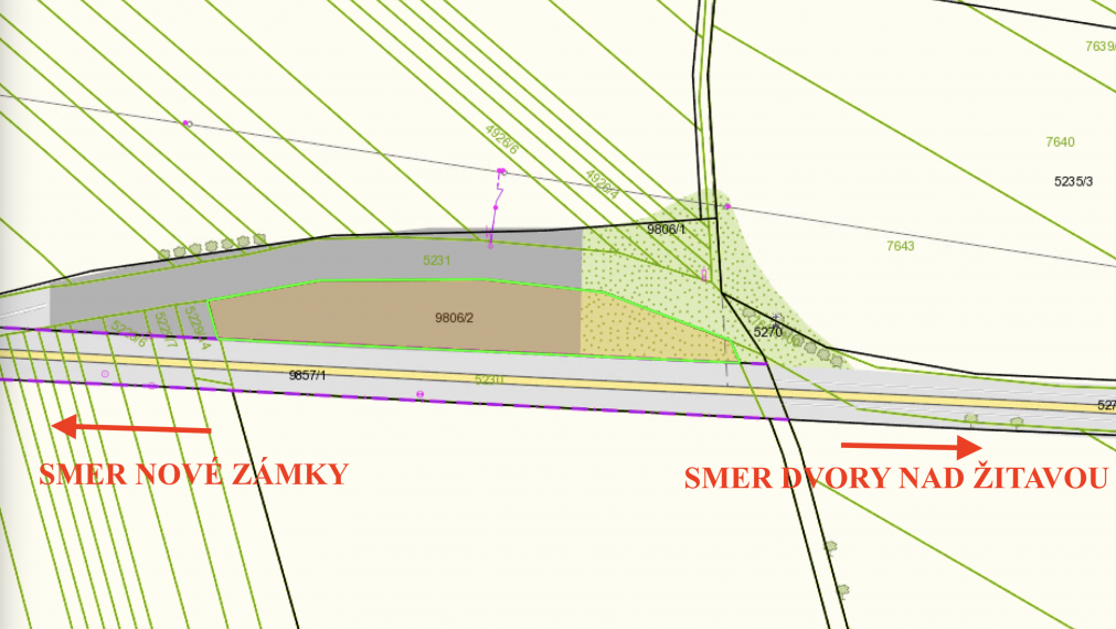 POZEMOK NA PREDAJ NOVÉ ZÁMKY NA PODNIKANIE