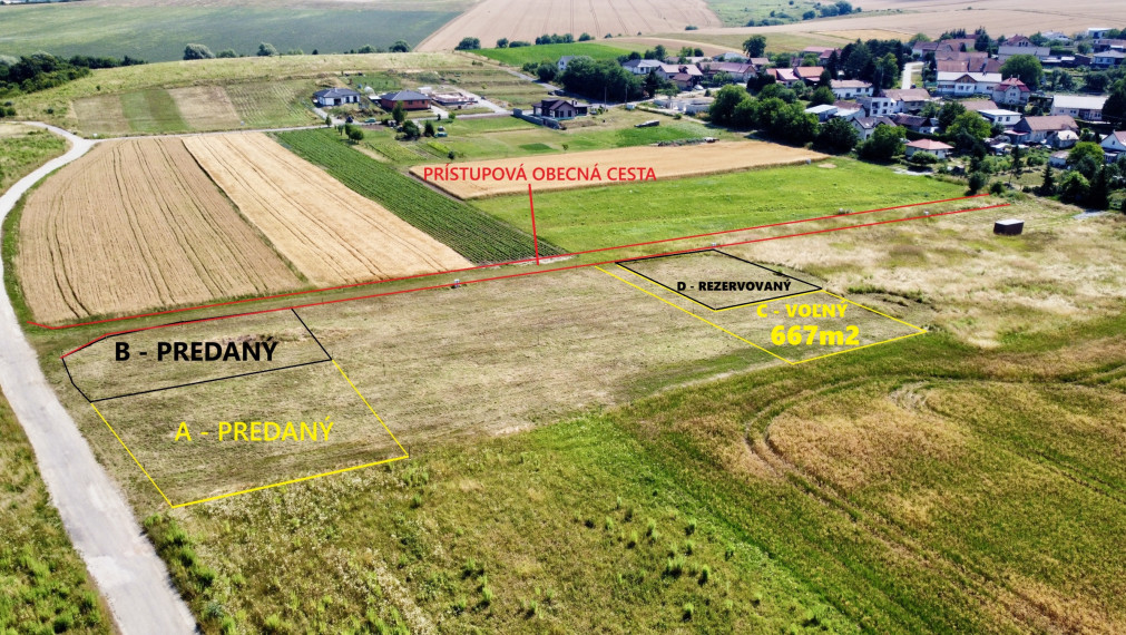 POSLEDNÝ STAVEBNÝ POZEMOK NA PREDAJ 667 m2 NOVÁ POLHORA - KOŠICE