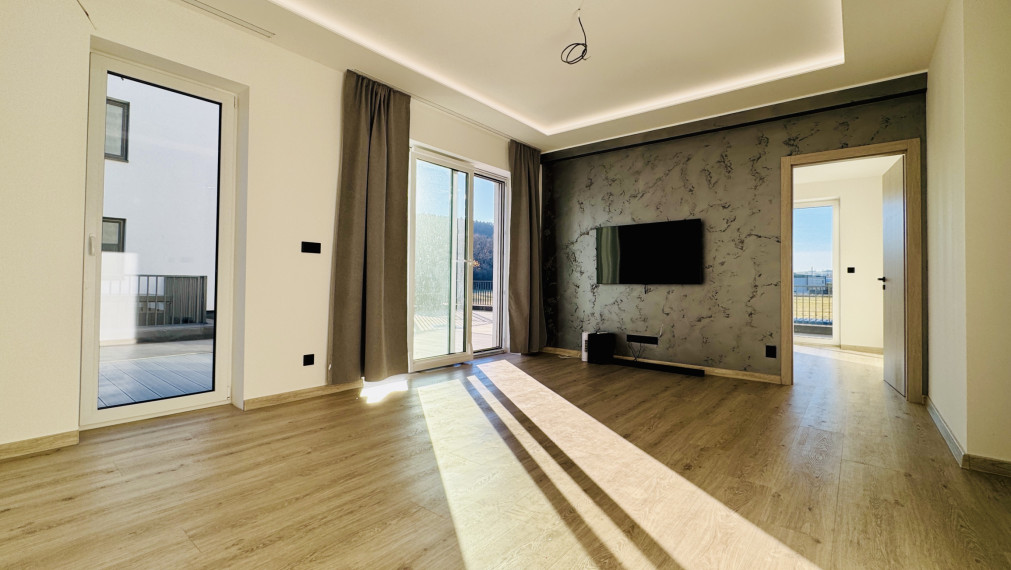 Na predaj moderný 3-izbový byt s veľkou záhradou v novostavbe, Bardejovská Nová Ves, okr. Bardejov