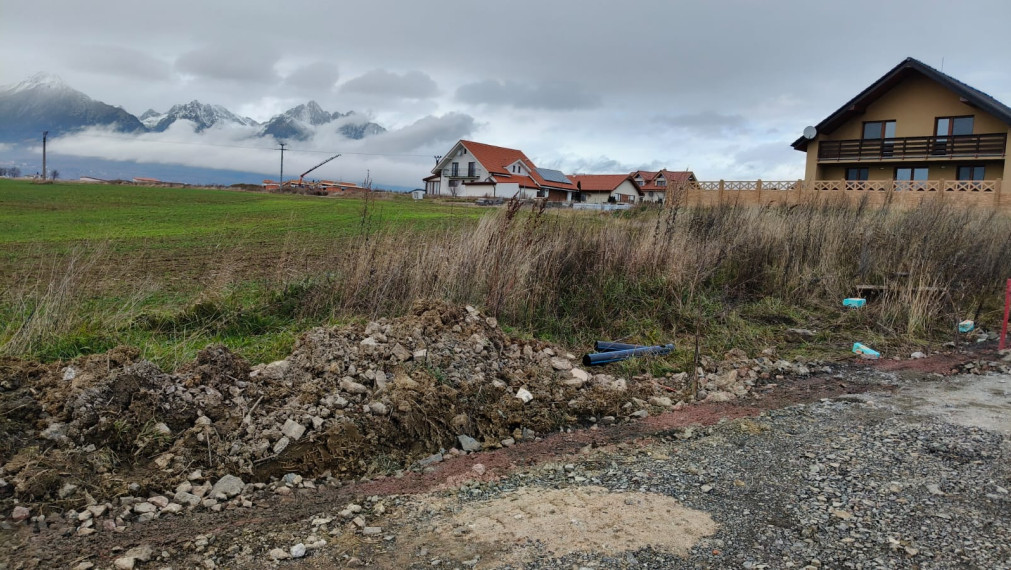Stavebný pozemok v obci Mlynica, okr. Poprad