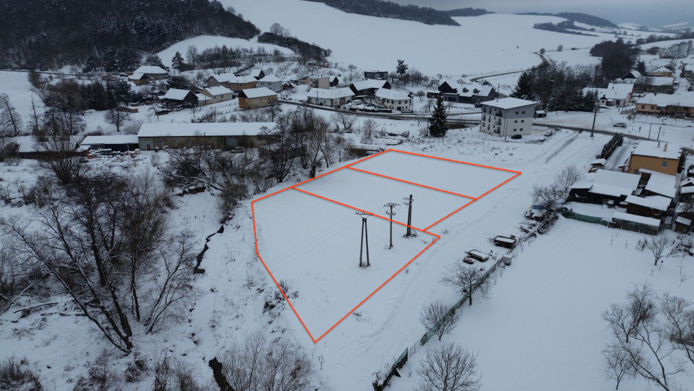 !!ZNÍŽENÁ CENA!! Stavebné pozemky na predaj v obci Ortuťová, okr. Bardejov