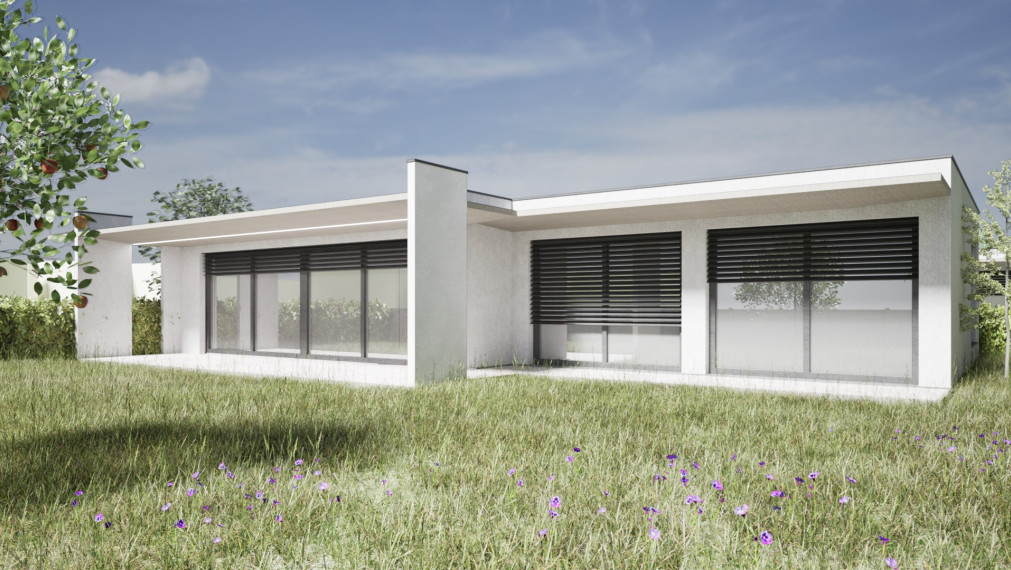 MONASTERY - 4-izbový bungalov s plochou strechou