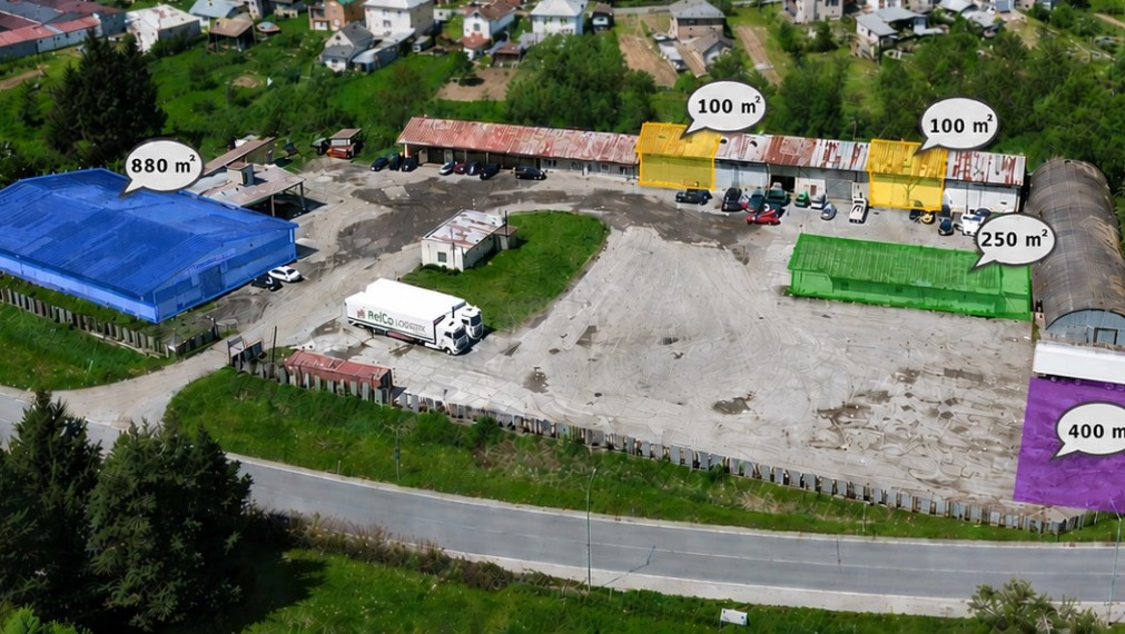 NA PRENÁJOM - SKLADOVÉ PRIESTORY GIRALTOVCE pri hlavnej ceste I/21