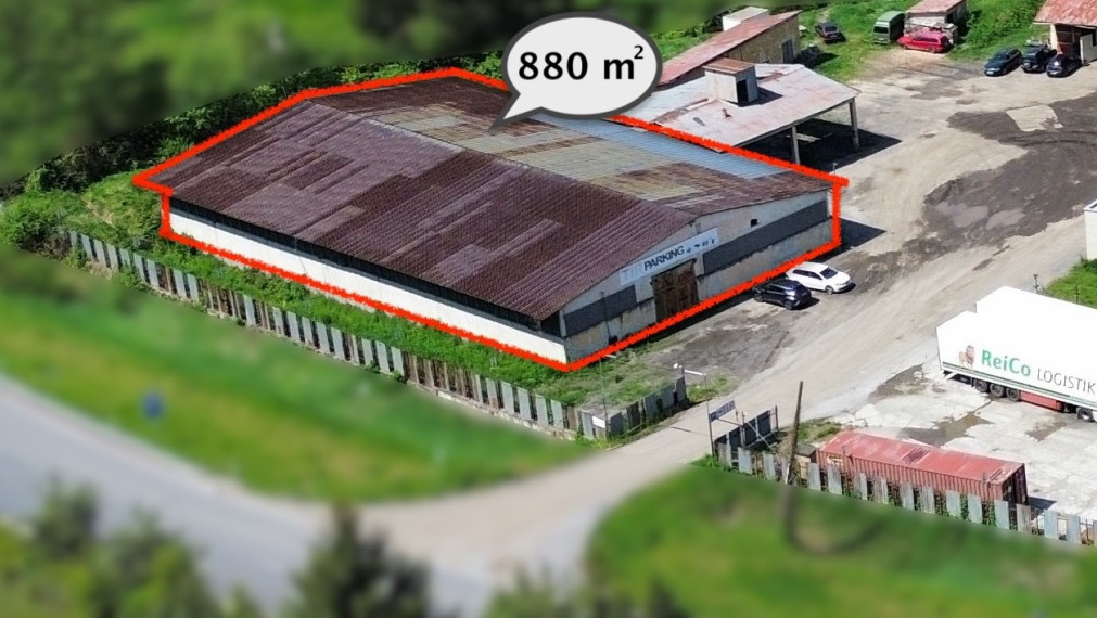 NA PRENÁJOM - Skladový priestor 880 m2, Giraltovce pri hlavnej ceste I/21