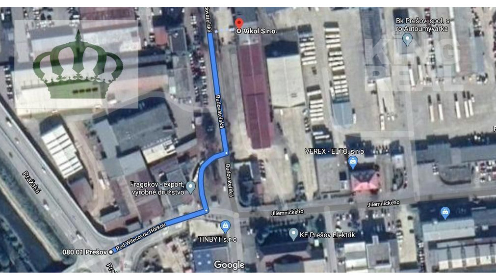 Na prenájom administratívne priestory na Budovateľskej ulici v Prešove.