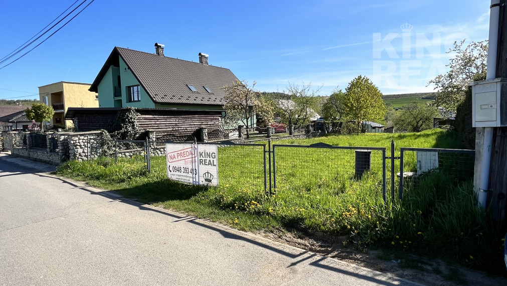 ZNÍŽENÁ CENA - Na predaj stavebný pozemok v obci Župčany