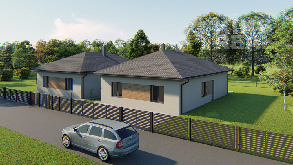 KATKA 3-izbový bungalov s valbovou strechou