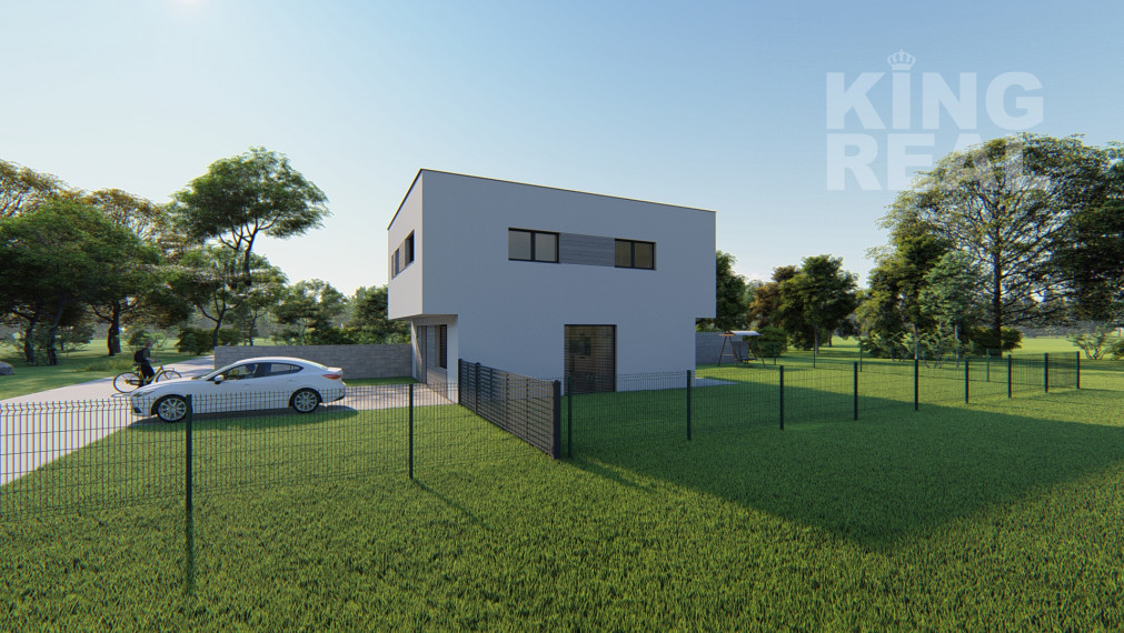 DOMINIKA 4-izbový 2-podlažný dom s pultovou strechou