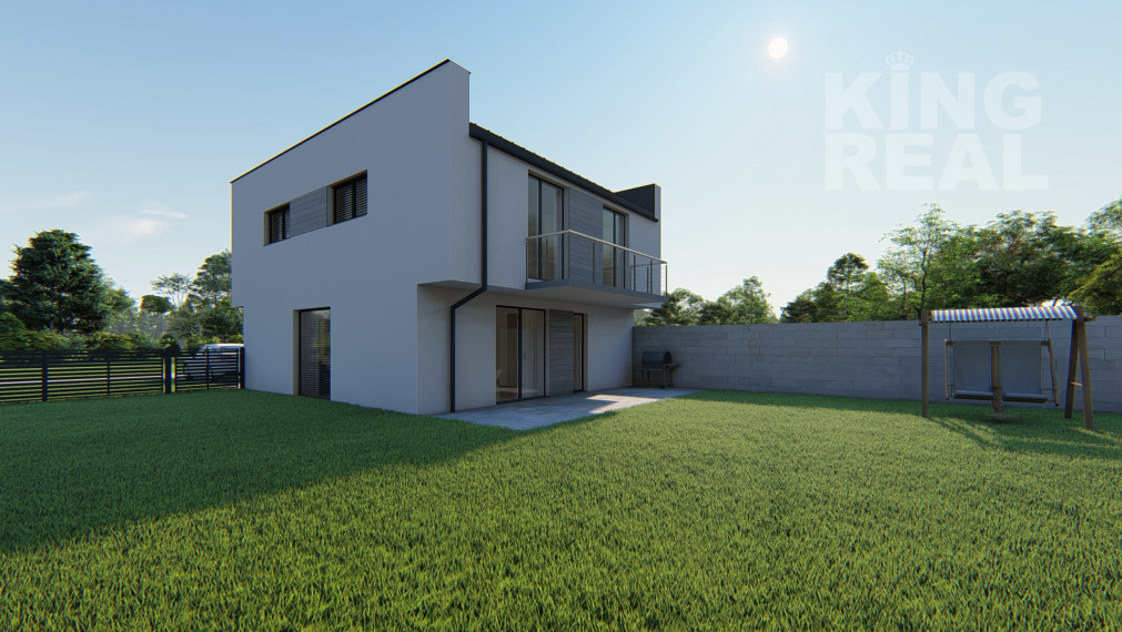 DOMINIKA 4-izbový 2-podlažný dom s pultovou strechou