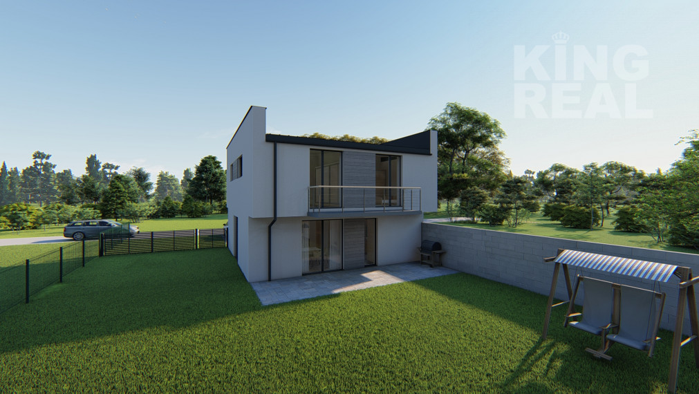 DOMINIKA 4-izbový 2-podlažný dom s pultovou strechou