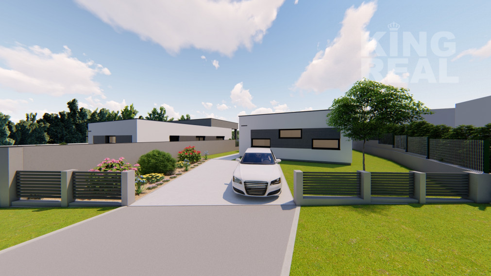 TINA 4-izbový bungalov s plochou strechou