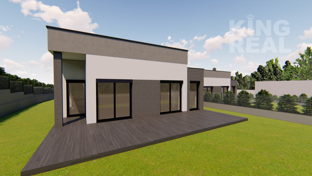 TINA 4-izbový bungalov s plochou strechou