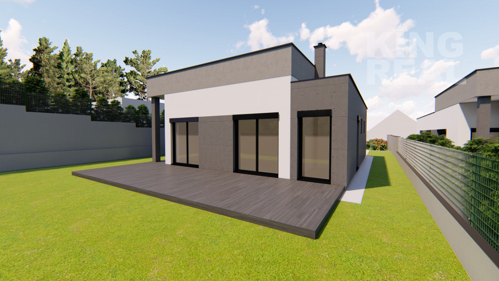 TINA 4-izbový bungalov s plochou strechou