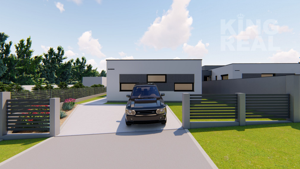 TINA 4-izbový bungalov s plochou strechou