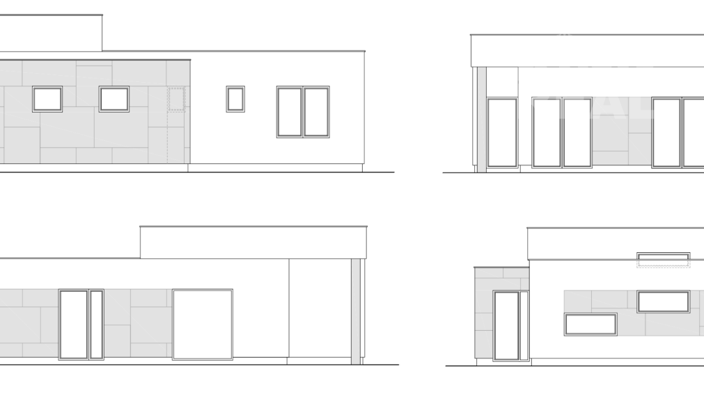 TINA 4-izbový bungalov s plochou strechou