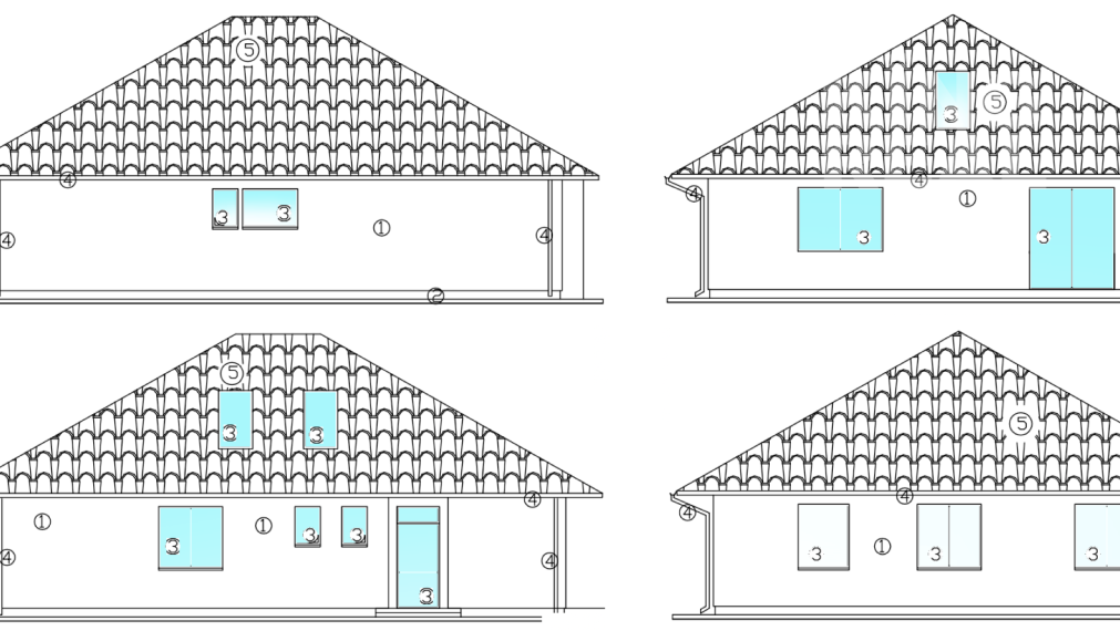 SLÁVKA 3-izbový bungalov s valbovou strechou