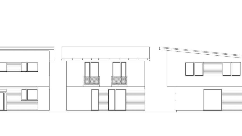 DOMINIKA 4-izbový 2-podlažný dom s pultovou strechou
