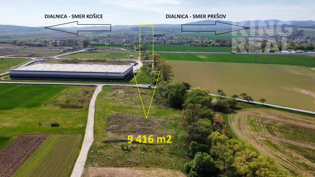 PREDANÉ: NA PREDAJ STAVEBNÝ POZEMOK IBV 9 416m2 NOVÁ POLHORA - KOŠICE