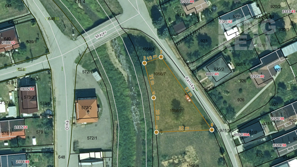 Investičný pozemok na predaj v mestskej časti Dlhá Lúka, Bardejov