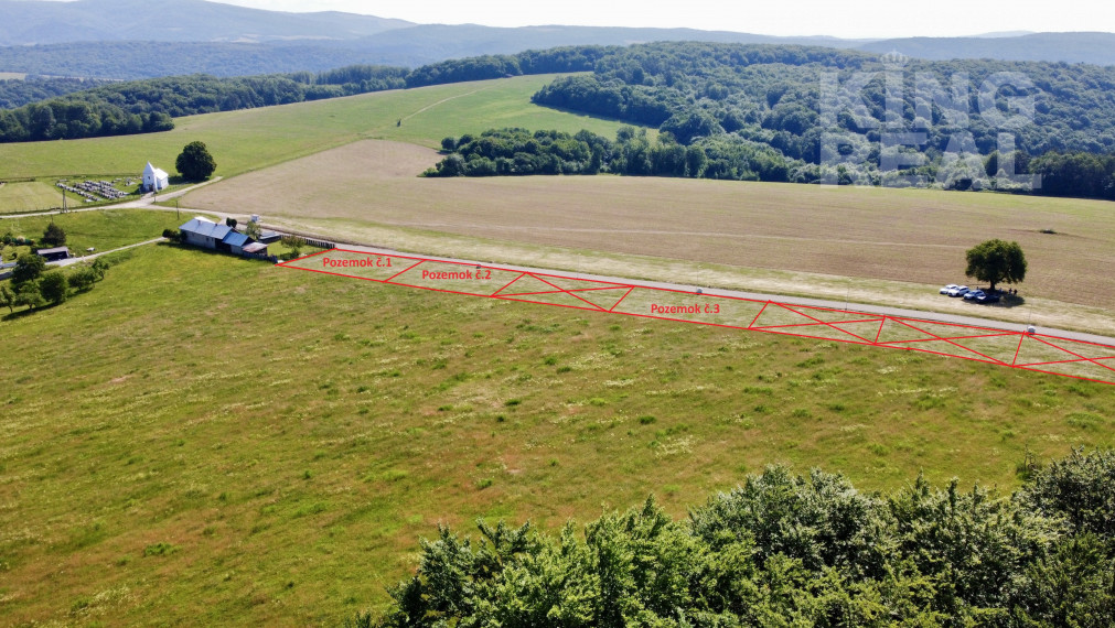 Stavebné pozemky v obci Brezovka okr. Bardejov