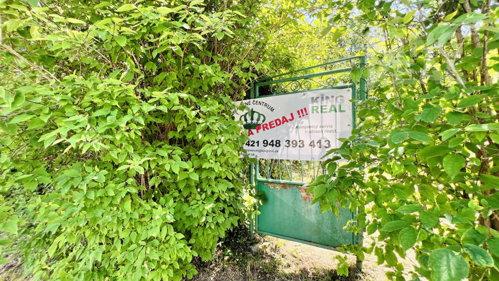 ● REZERVOVANÉ ● Na predaj záhrada s chatou, Vyšný Olčvár, Košické Oľšany