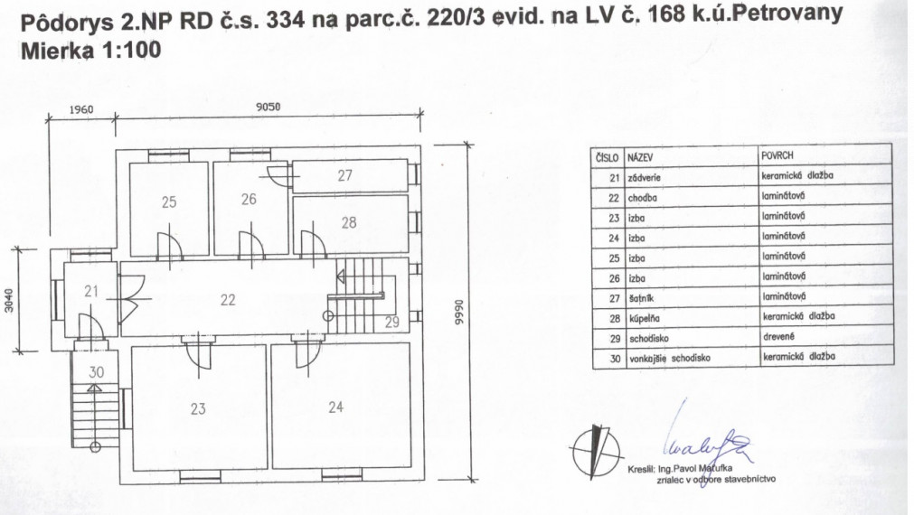 Rodinný dom obec Petrovany pri Prešove