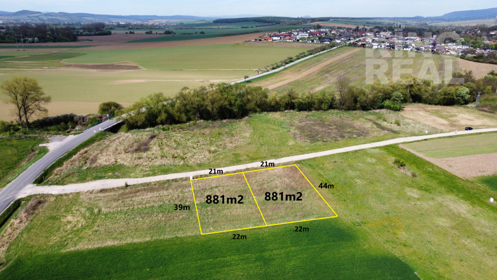 REZERVOVANÉ: NA PREDAJ STAVEBNÝ POZEMOK  881 m2 NOVÁ POLHORA - KOŠICE