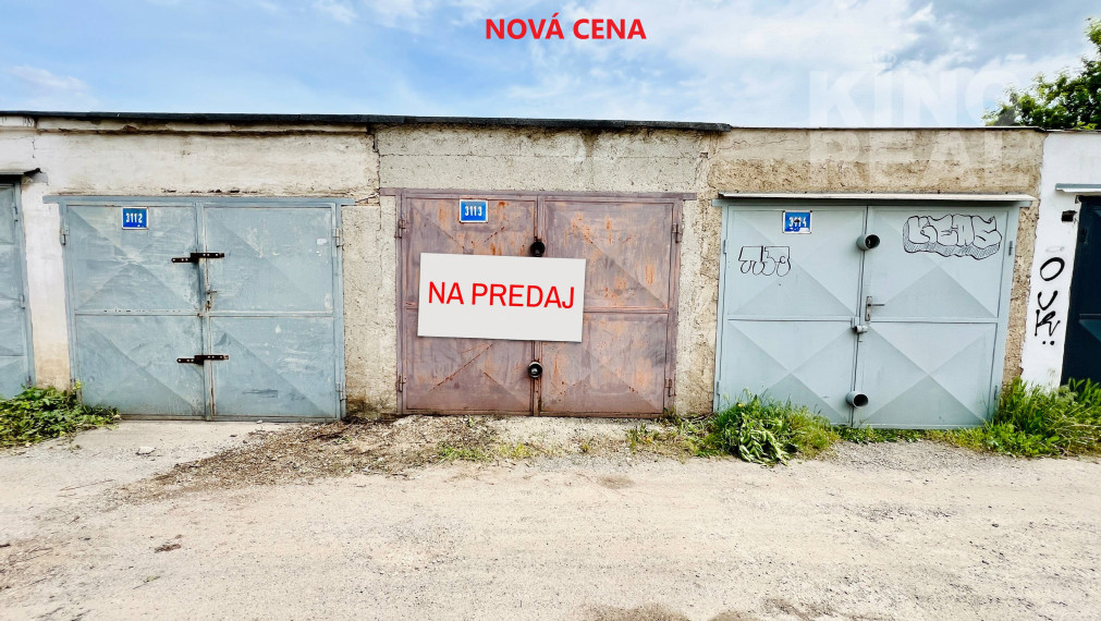 AKCIOVÁ CENA - Garáž, Košice IV, Košice Juh, Jarmočná, 18 m2
