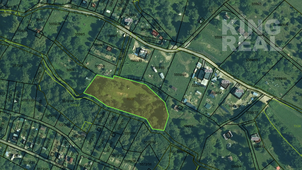 Rozľahlý pozemok v časti Gróner o rozlohe 3956m2, Bardejov