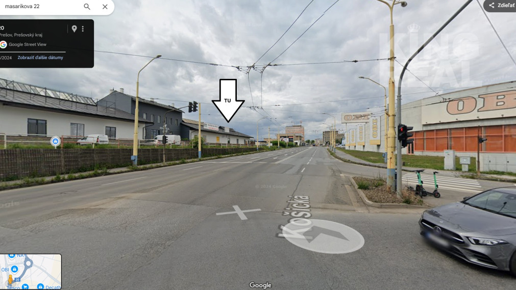 NA PREDAJ 830 m2 Obchodné priestory Masarykova ul. Prešov