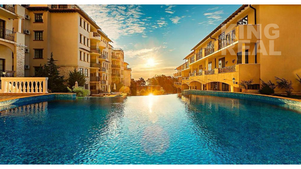 2 izbový apartmán v komplexe The Cliff Beach & Spa Resort v letovisku Obzor v Bulharsku