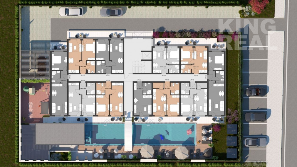 Apartmán v Rezorte Sweet Homes 9 v centre Slnečného pobrežia v Bulharsku