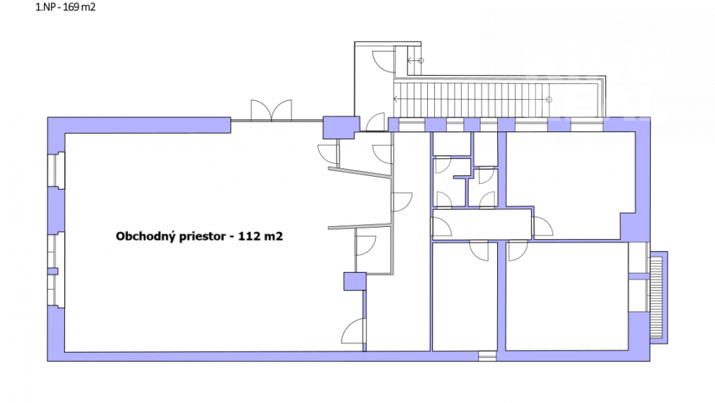 Obchodný priestor na ul. Hviezdoslavova v Bardejove