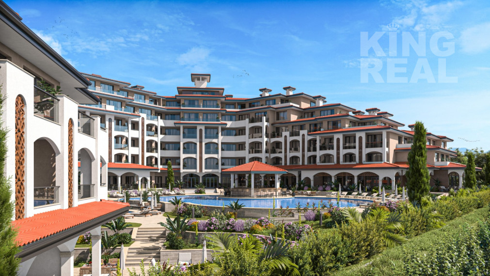 Apartmány v komplexe SOLE MARE v 1. línii na pobreží Aheloy v Bulharsku - Na splátky so 6% garantovaným výnosom z prenájmu