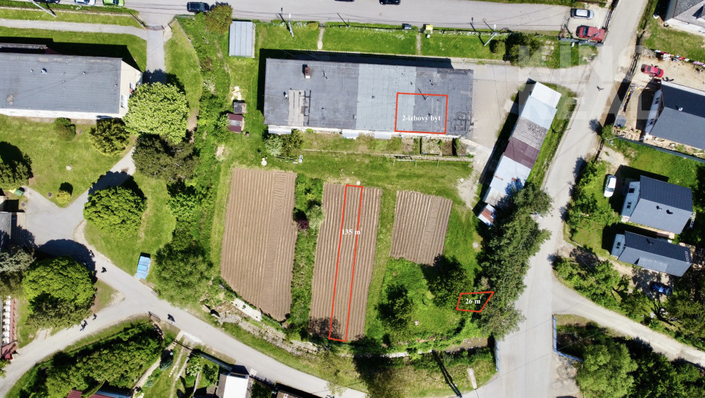 Na predaj 2 izbový byt s pozemkami, Jarovnice, Sabinov