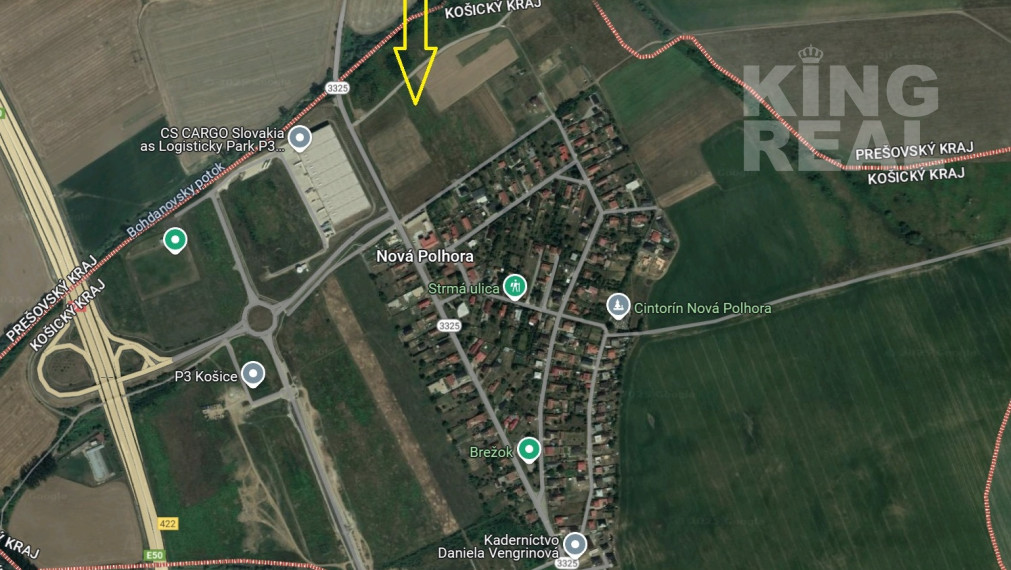 POSLEDNÝ STAVEBNÝ POZEMOK NA PREDAJ 667 m2 NOVÁ POLHORA - KOŠICE