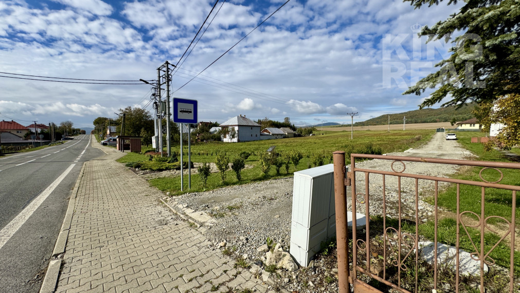 Pozemok s projektom na rodinný dom a stavebným povolením, Smilno, okres Bardejov