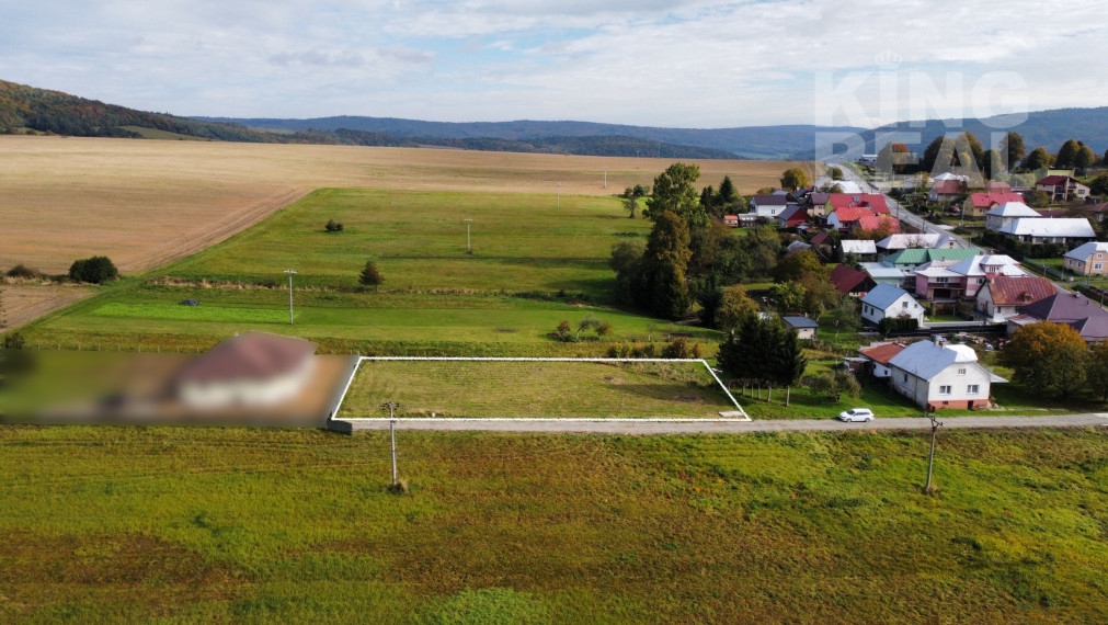 Pozemok s projektom na rodinný dom a stavebným povolením, Smilno, okres Bardejov