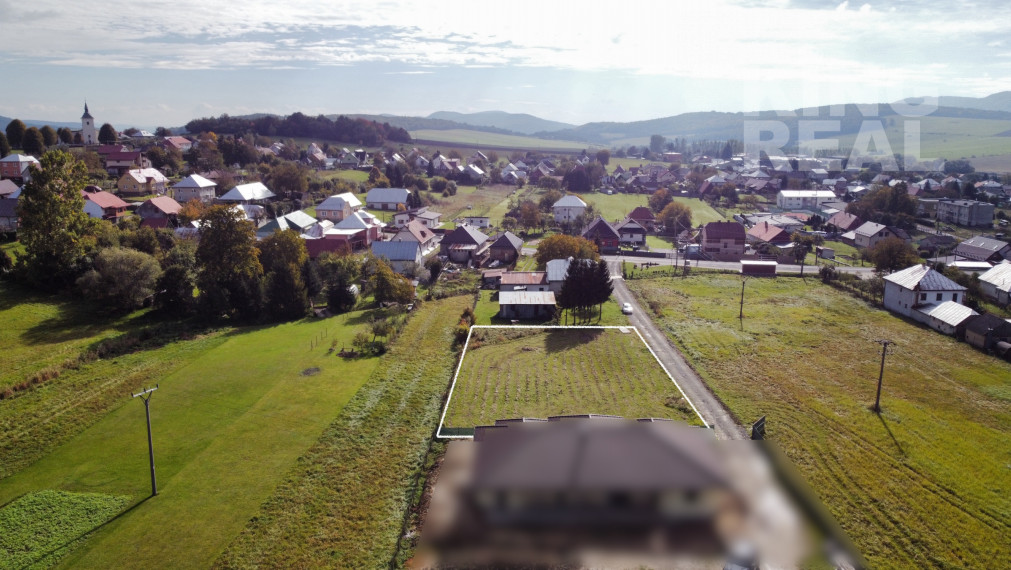 Pozemok s projektom na rodinný dom a stavebným povolením, Smilno, okres Bardejov