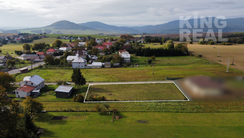 Pozemok s projektom na rodinný dom a stavebným povolením, Smilno, okres Bardejov