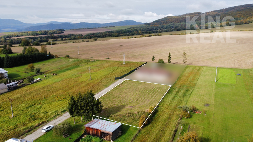 Pozemok s projektom na rodinný dom a stavebným povolením, Smilno, okres Bardejov