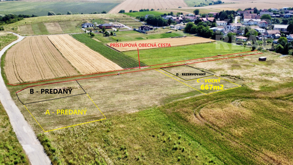 POSLEDNÝ STAVEBNÝ POZEMOK NA PREDAJ 667 m2 NOVÁ POLHORA - KOŠICE