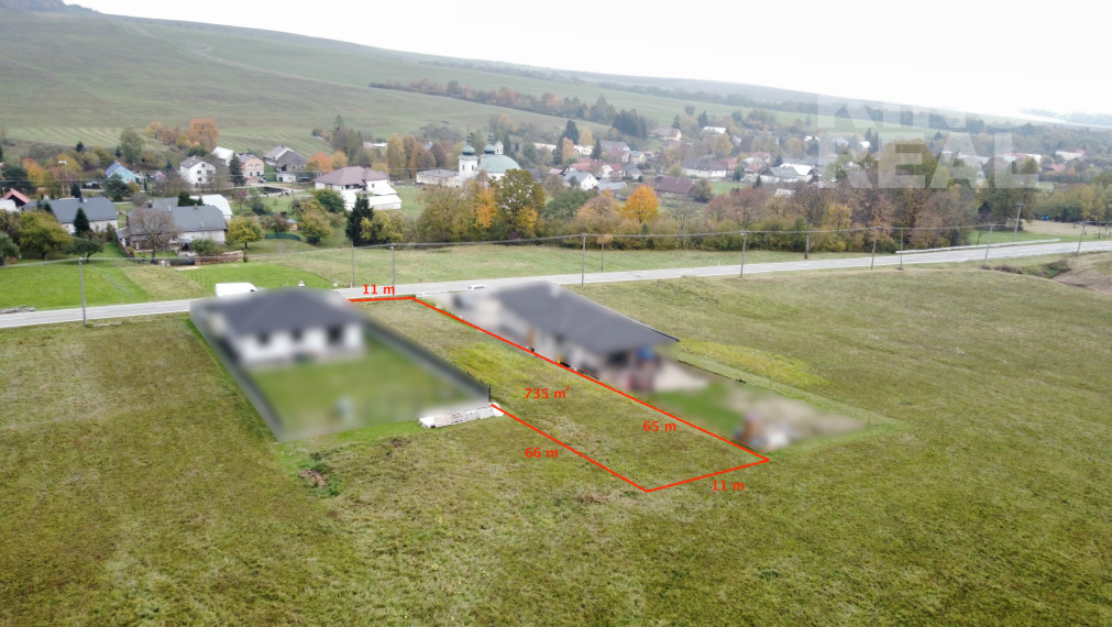 Pozemok v obci Chmeľová