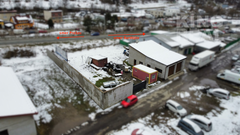 Na predaj areál autoservisu vhodný na okamžité podnikanie, Bardejovská Zábava, okr. Bardejov