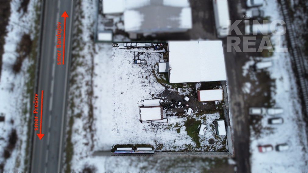 Na predaj areál autoservisu vhodný na okamžité podnikanie, Bardejovská Zábava, okr. Bardejov