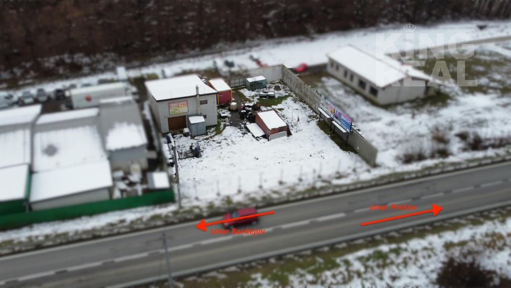 Na predaj areál autoservisu vhodný na okamžité podnikanie, Bardejovská Zábava, okr. Bardejov