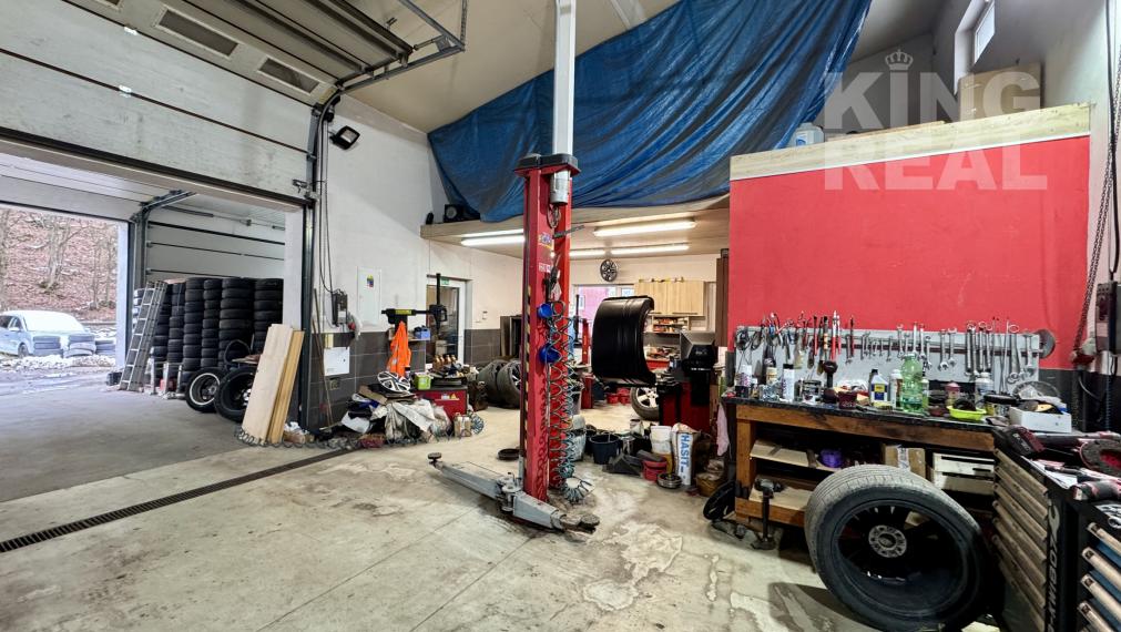 Na predaj areál autoservisu vhodný na okamžité podnikanie, Bardejovská Zábava, okr. Bardejov