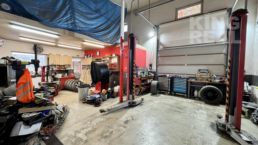 Na predaj areál autoservisu vhodný na okamžité podnikanie, Bardejovská Zábava, okr. Bardejov